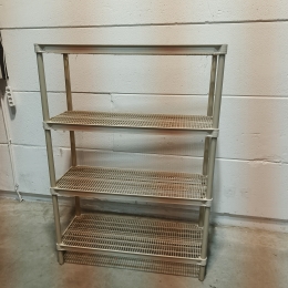 Plastic rack - 122x46x175cm